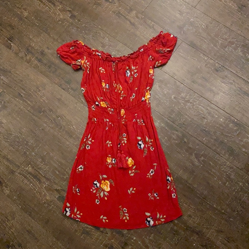 Red floral extra small Kendall & Kylie dress